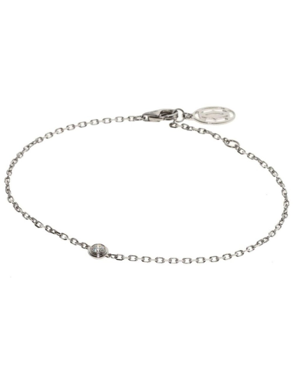 Cartier Diamants Leger SM Diamond Bracelet 18k White Gold